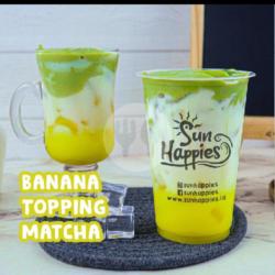 Banana Toping  Matcha/greentea