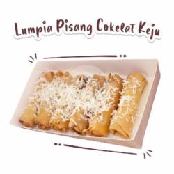 Lumpia Pisang Keju Coklat