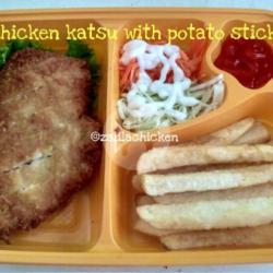 Chicken Katsu   Potato Stick