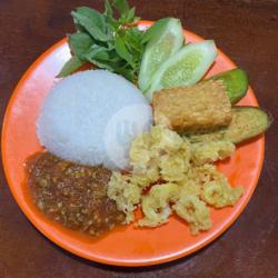 Sego Sambel Cumi Crispy