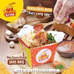 Mie Ayam Kriuk Saus Baberque