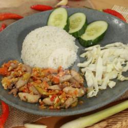 Nasi Baby Cumi Sambal Korek