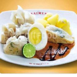 Siomay Kumplit Jumbo 1 Setengah  Telur