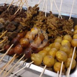 Sate Telur Puyuh, Sate Ati/ampela, Sate Usus, Sate Kerang, Sate Kikil