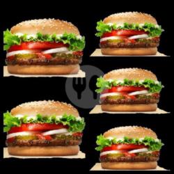 Paket Hemat Dino Burger Petty Beef Dan Chiken