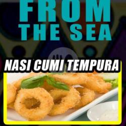 Nasi Cumi Tempura