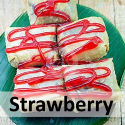 Pisang Coklat Strawberry (isi 5 Pcs)