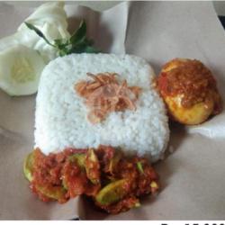 Nasi Sambal Pete Balado Telur Es Teh