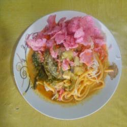 Mie Kuah Lontong Biasa Khas Mandailing