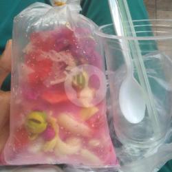 Sop Buah Fruit Ganglunggung Susu Putih Nangka Melon Apel Alpukat Bogor Asli Rumput Laut Ager Semangka Naga Fir. Dll