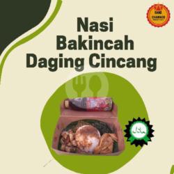 Bakincah Nasi Daging Cincang   Teh Pucuk