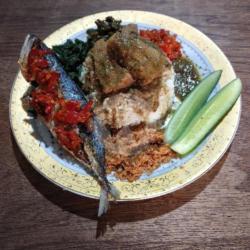 Nasi Ikan Kembung Sambel/biasa