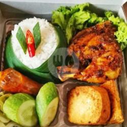 Nasi Ayam Bakar Komplit