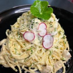 Spaghetti Chicken Carbonara