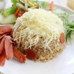 Nasi Goreng Bakso Sosis Keju