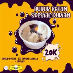 Bubur Ketan Hitam Durian