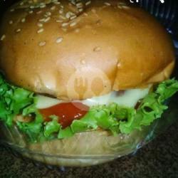 Burger Daging2 Saos Pedes Mayonais Sayuran Selada   Timun