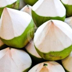 Kelapa Dawegan Butiran Di Papas