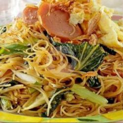 Bihun Goreng Telor Ayam Bakso