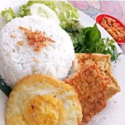 Nasi   Telur Tempe Tahu