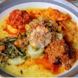 Lontong Sayur   Telur Bulat Rendang