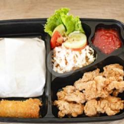 Paket Nasi Tori Karage ( Chiken Karage)