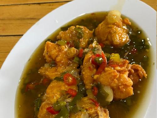 Ayam Rica Rica (Gepuk Stasiun), Anak Aia