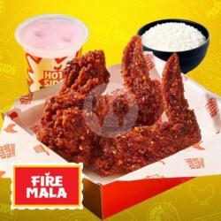 3 Pcs Chicken Wings Fire Mala Complete Set