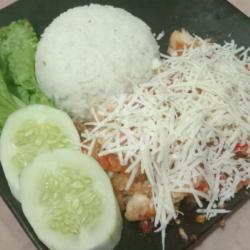 Nasi Ayam Geprek   Keju Craft