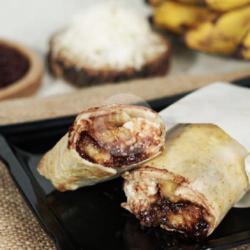 Kebab Banana Coklat Keju / Mozarella