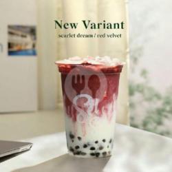 Red Velvet Milk Boba Cheese Cream