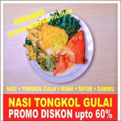 Paket Nasi  Gulai Tongkol