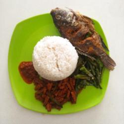 Nasi Rames Ikan Nila