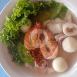 Sup Seafood/ Nasi Putih
