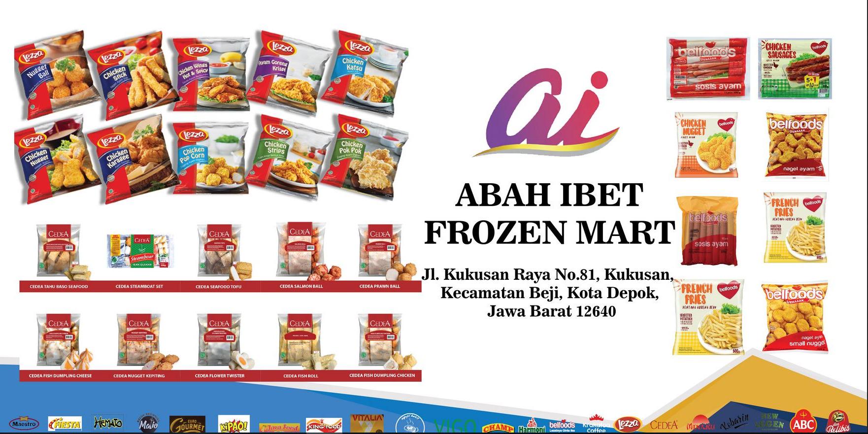 Abah Ibet Frozen Food Nugget Sosis Ayam Burger, Beji