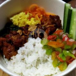 Rice Bowl Sate Pedas Manis