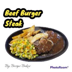 Beef Burger Steak Bqq Saus