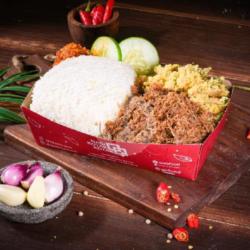 Nasi Empal Suir Serundeng