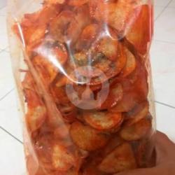 Keripik Ubi Pedas Manis 1/4kg