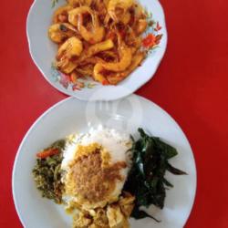 Nasi Udang Balado Kentang