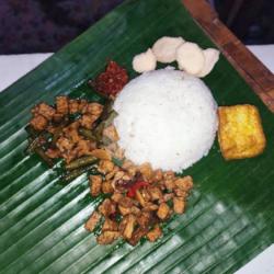 Nasi Rames Tahu Goreng