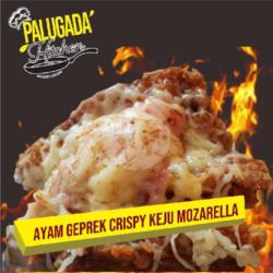 Ayam Geprek Keju Mozarella Leleh ( Tanpa Nasi )