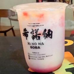 Strawbery Yogurt Jelly Dring Extra Poping Boba