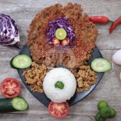 Nasi -telur Bebek- Geprek Ambyarrr