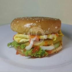 Burger Ayam Telur