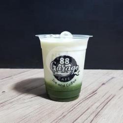 Ice Matcha Mint Latte