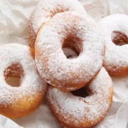 Kue Donat, Bertabur Gula Halus