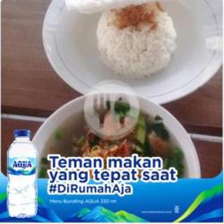 Nasi Sop Sapi   Aqua