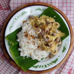 Nasi Cumi Telur Asin