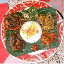 Nasi Rames Kerang Laut